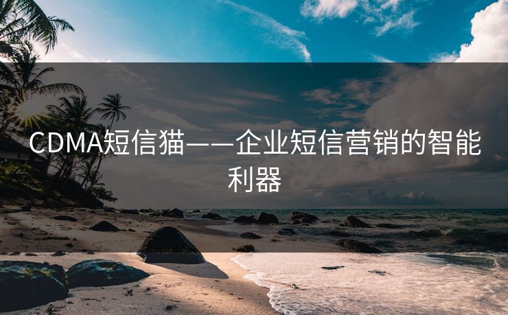 CDMA短信猫——企业短信营销的智能利器